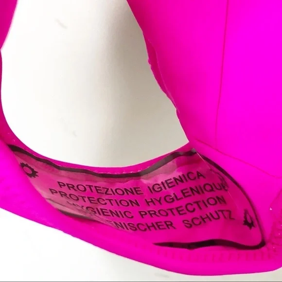 CHLOE Rose Fuchsia pink Barbie core one piece swimsuit - Picture 9 of 12